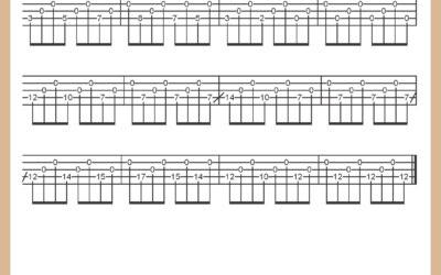 System of a down – Aerials intro tab
